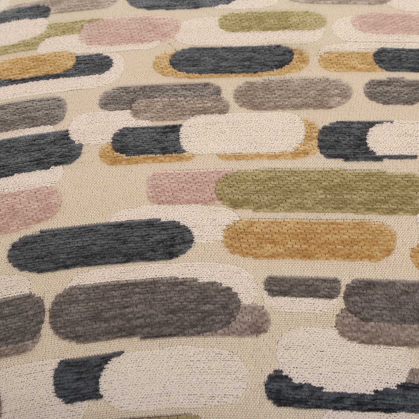 Arem Upholstered Multi-Color Ottoman