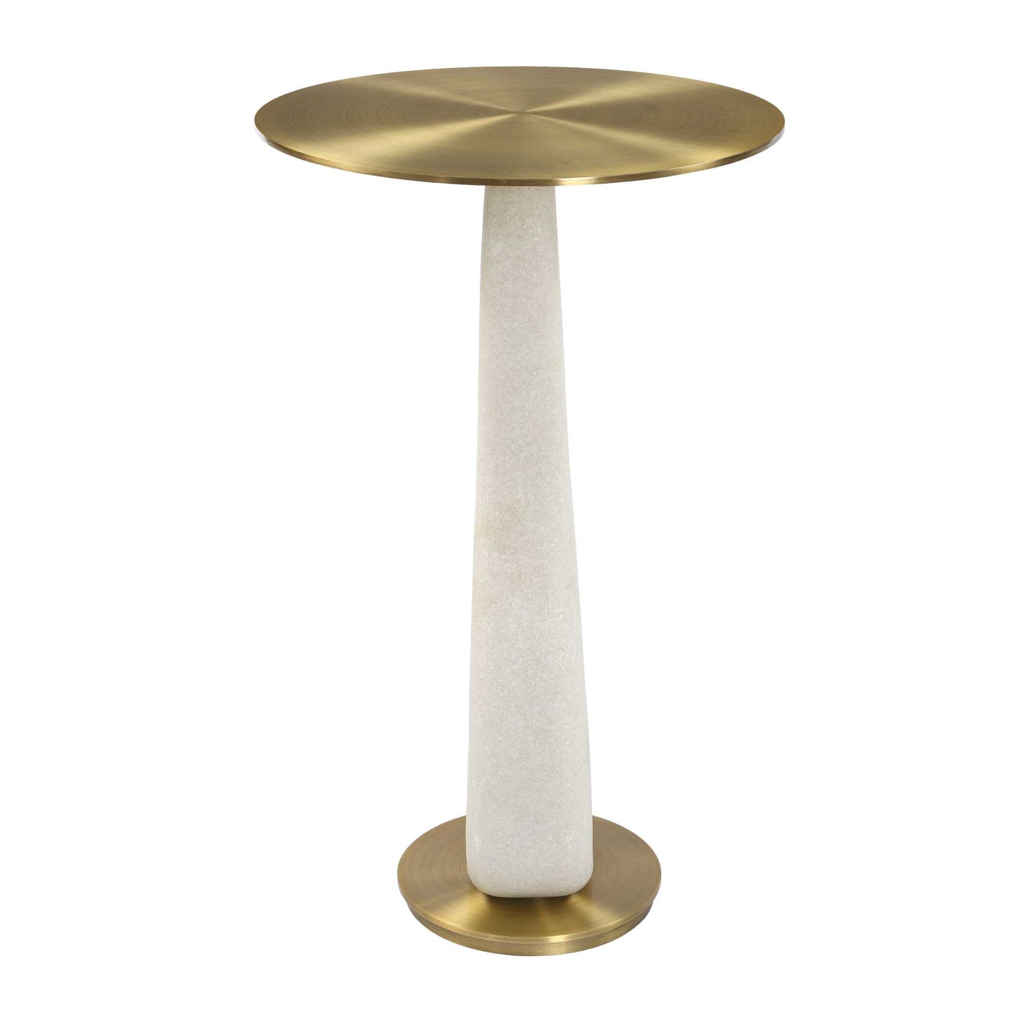 Sonia Modern Brass Accent Table