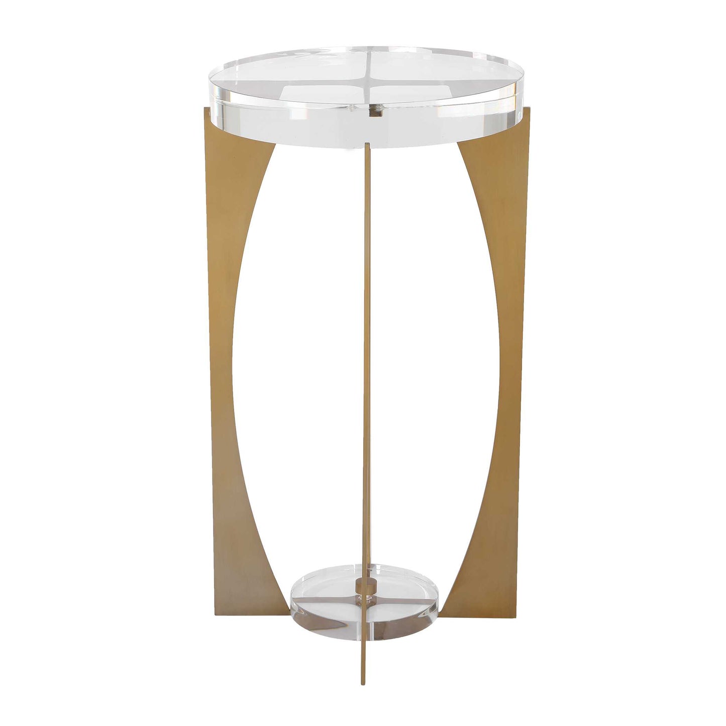Kolkata Brass Accent Table