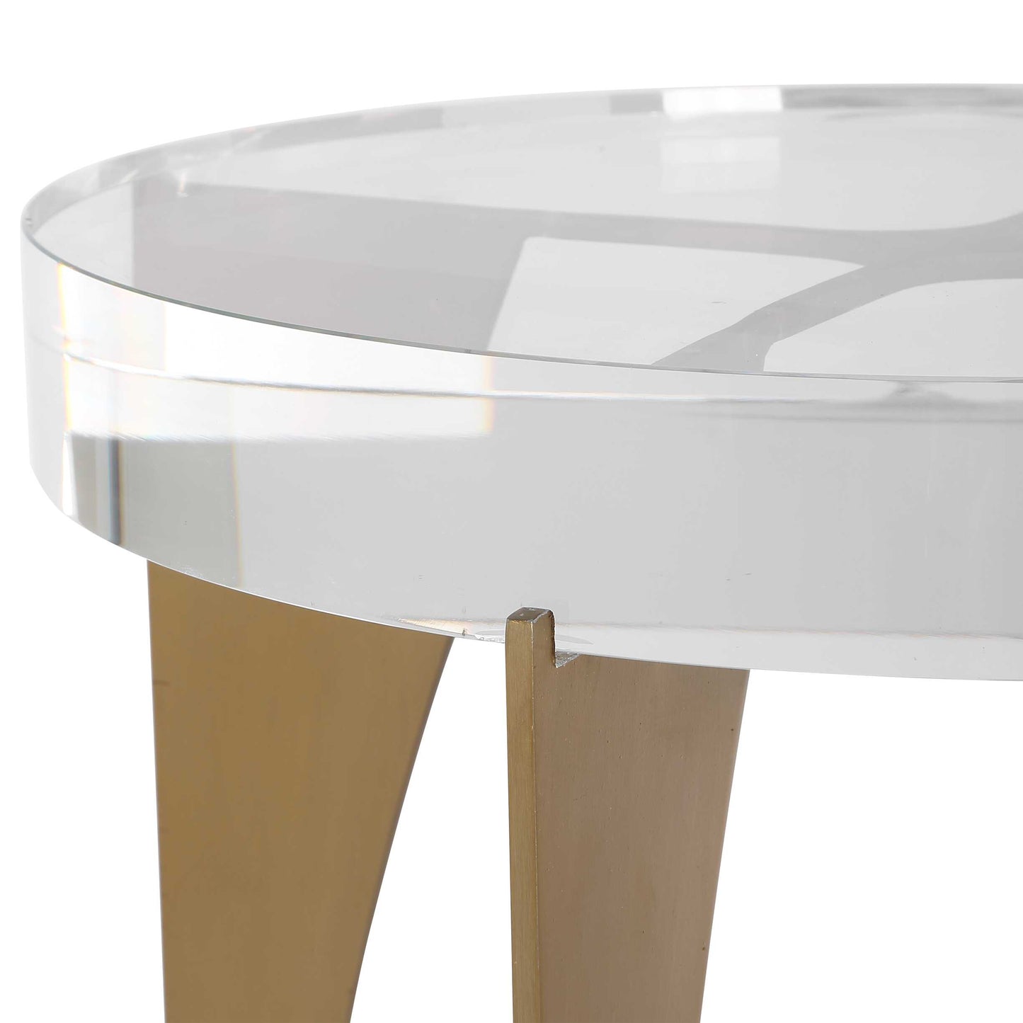 Kolkata Brass Accent Table