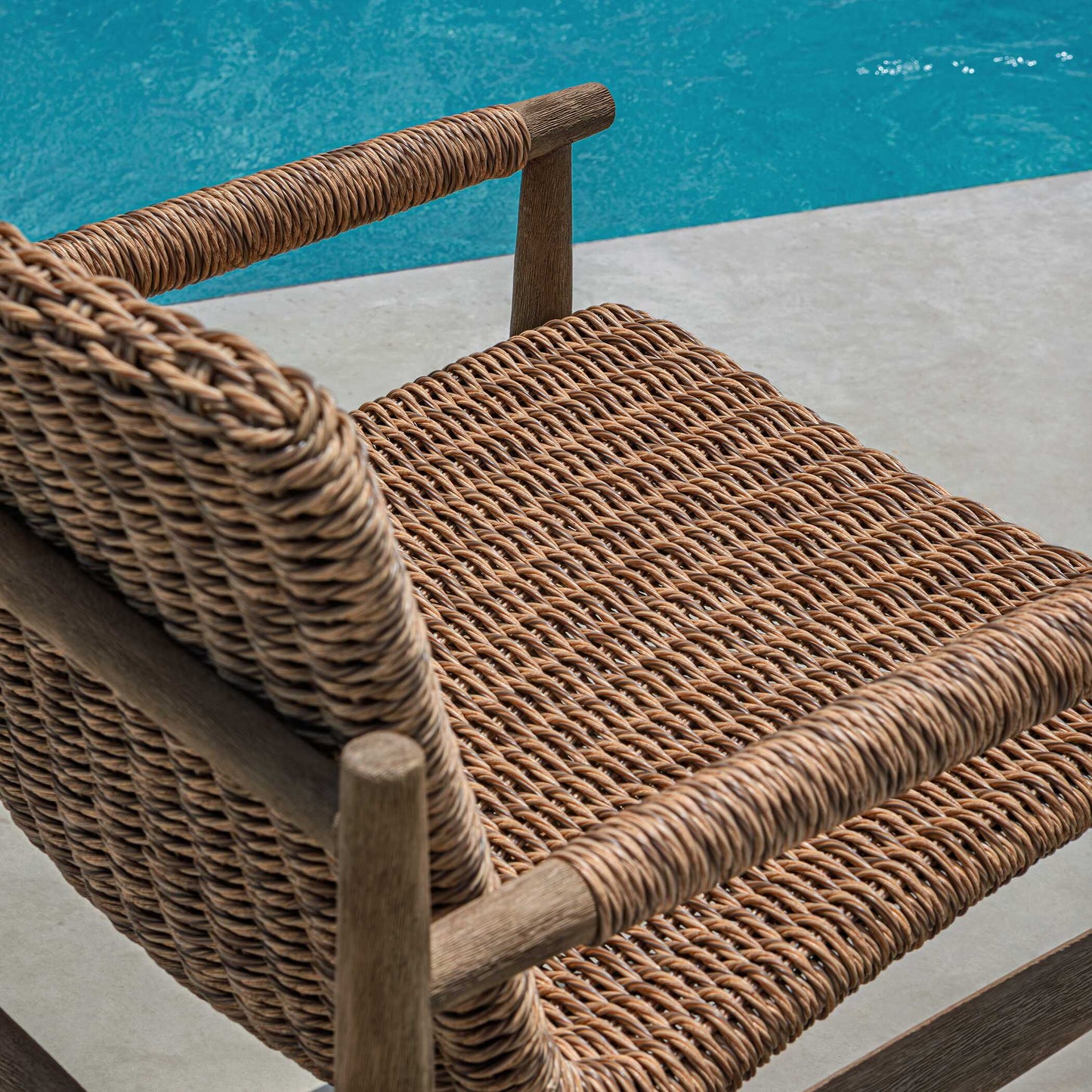 Sumba Golden Flax Outdoor Dining Chair