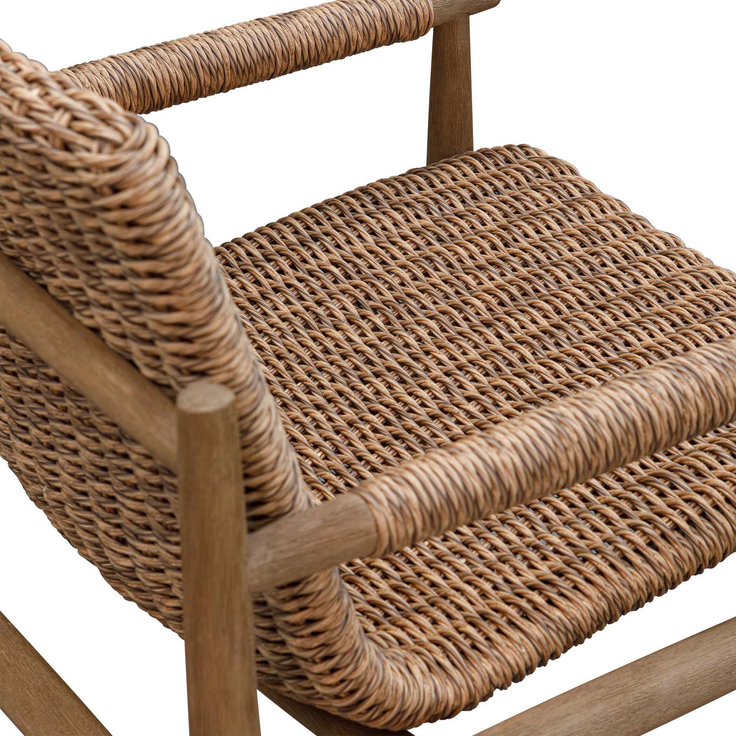 Sumba Golden Flax Outdoor Dining Chair