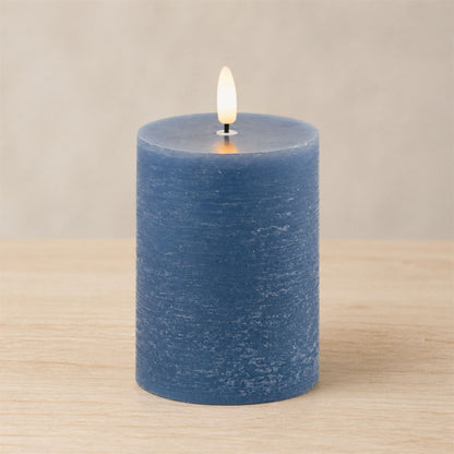 Flameless Blue Candle - 4in