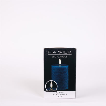 Flameless Blue Candle - 4in