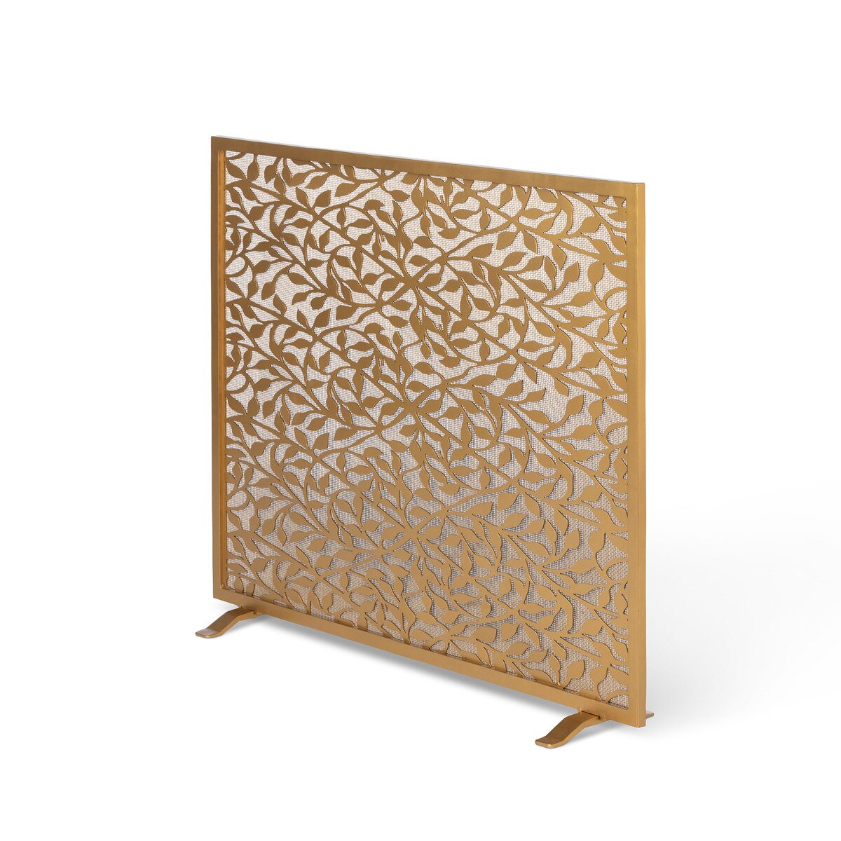 Floral Vine Fire Screen Plain