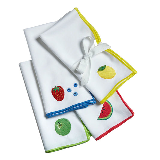 Fresh Pick Embroidered Napkin Set