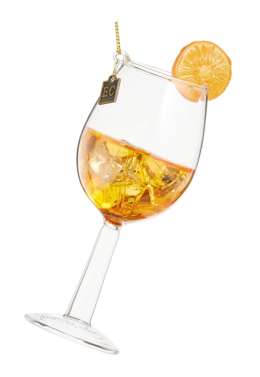 Spritz Cocktail Ornament