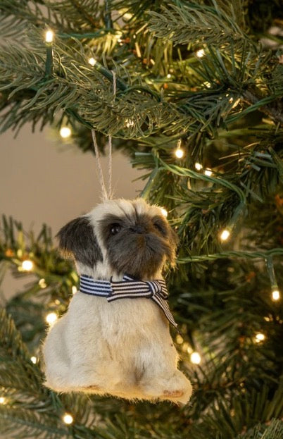 Sitting Pug Ornament