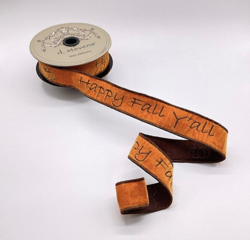 Happy Fall Y’all 1.5" Ribbon