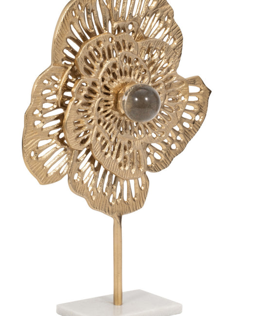 20” Salma Small Gold flower Statue