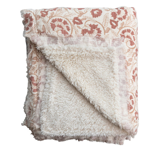 Woven Cotton Printed Throw