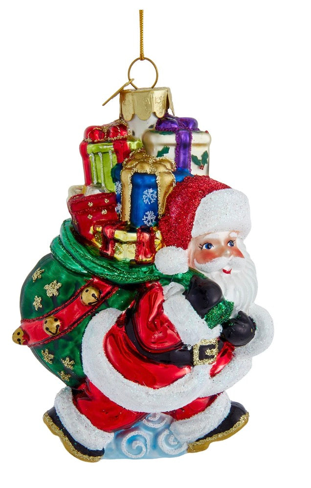 Noble Gems Santa w/Presents