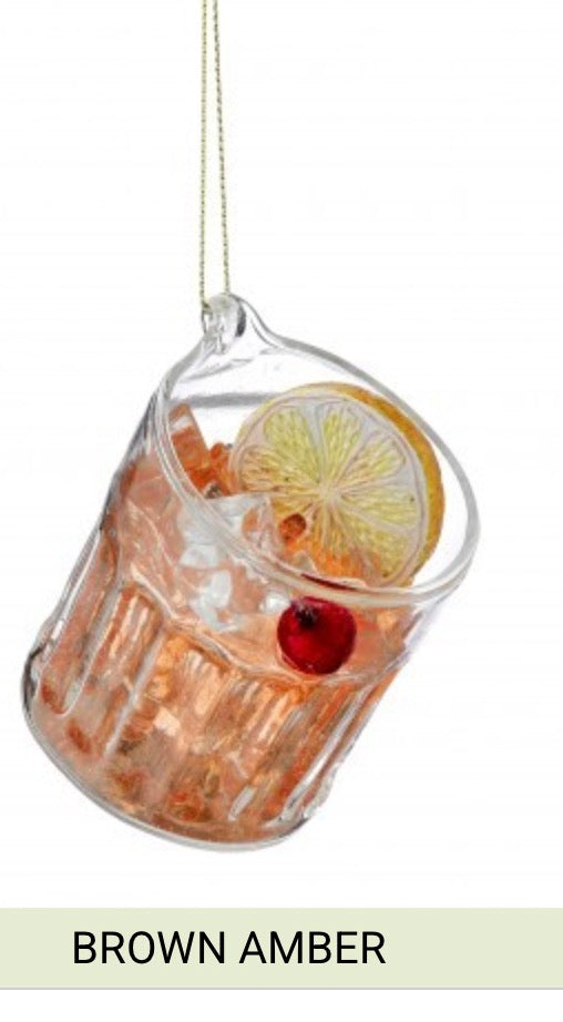 Old Fashioned Drink Ornament