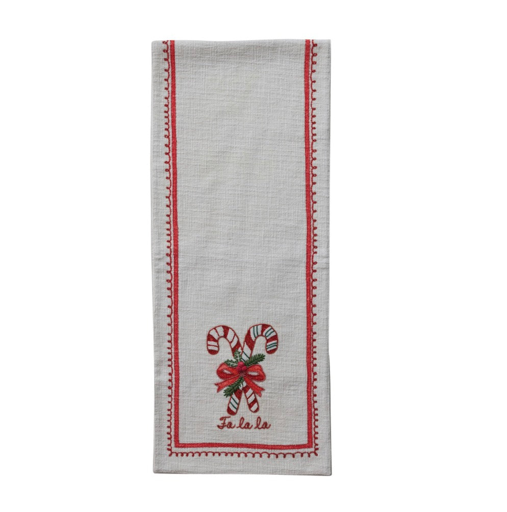 Candy Cane Table Runner