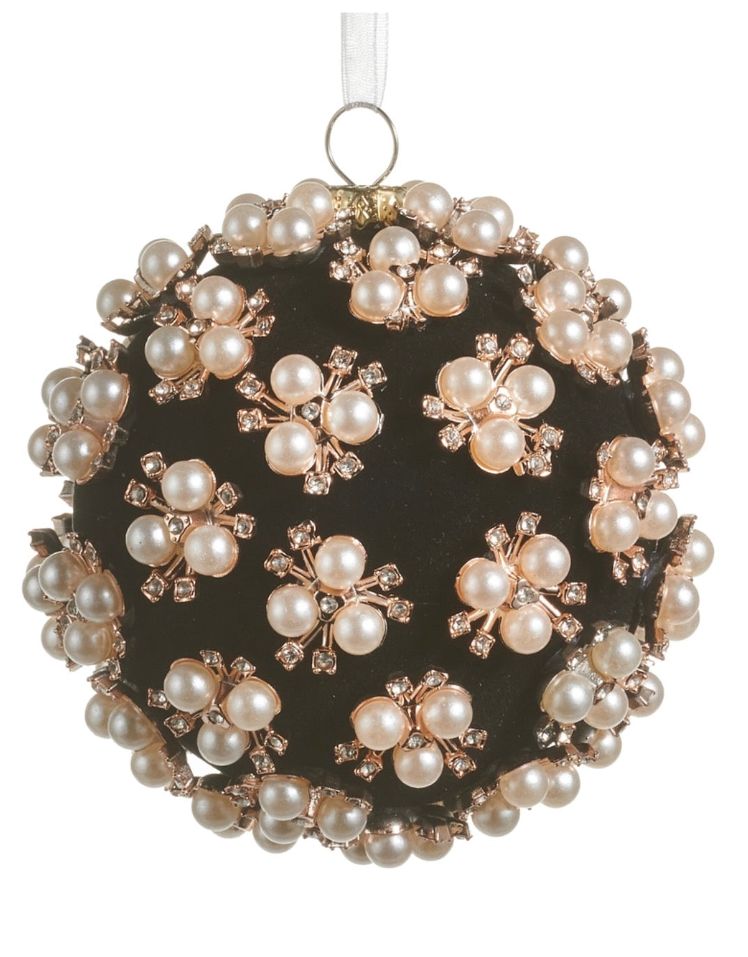 Black Pearl Ball Ornament