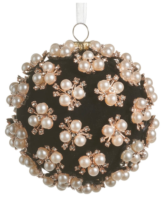 Black Pearl Ball Ornament