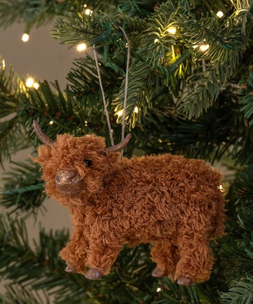 Highland Cow Ornament