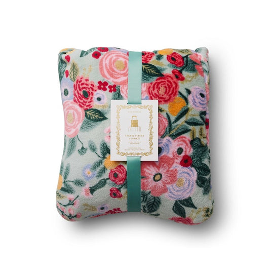 Garden Party Fleece Travel Blanket
