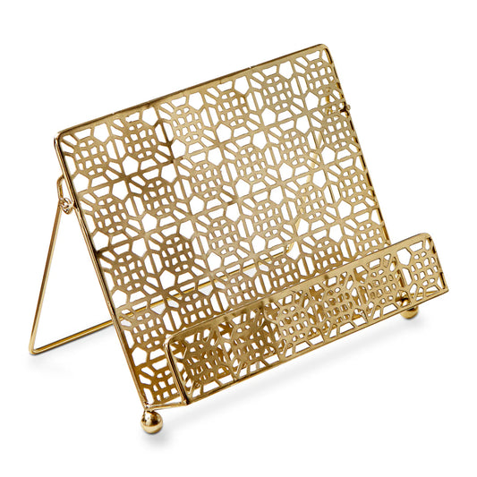 Gold Metal Cookbook Holder