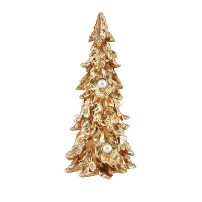 Gold Tree w/ Faux Pearls - Small
