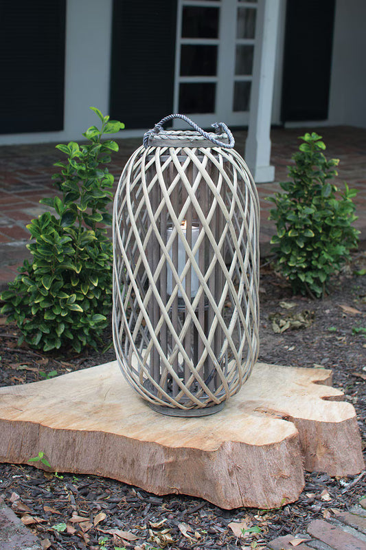 Med. Grey Willow Lantern