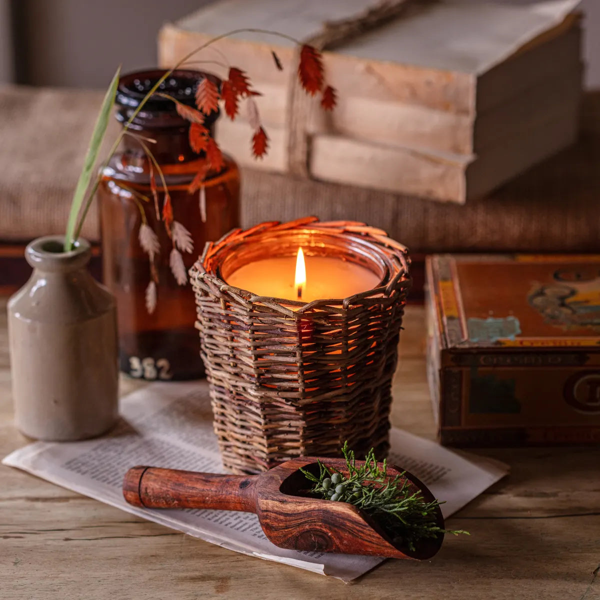 Hickory, Tobacco & Tweed Candle