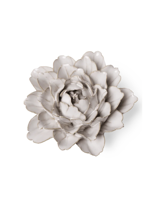 Ivory Peony Wall Flower