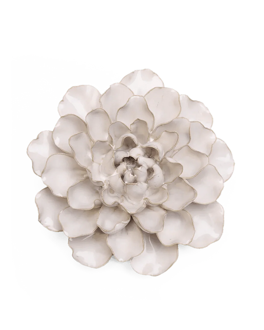 Ivory Water Lily Wall Flower