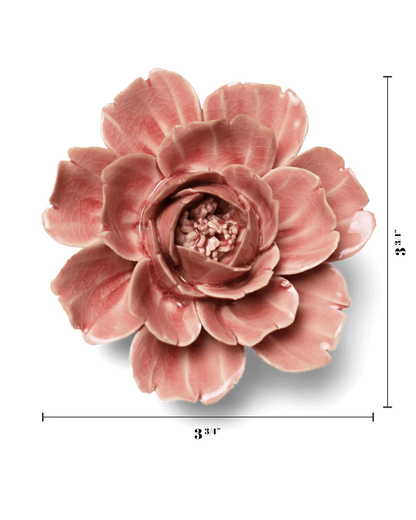 Champagne Pink Rose Wall Flower