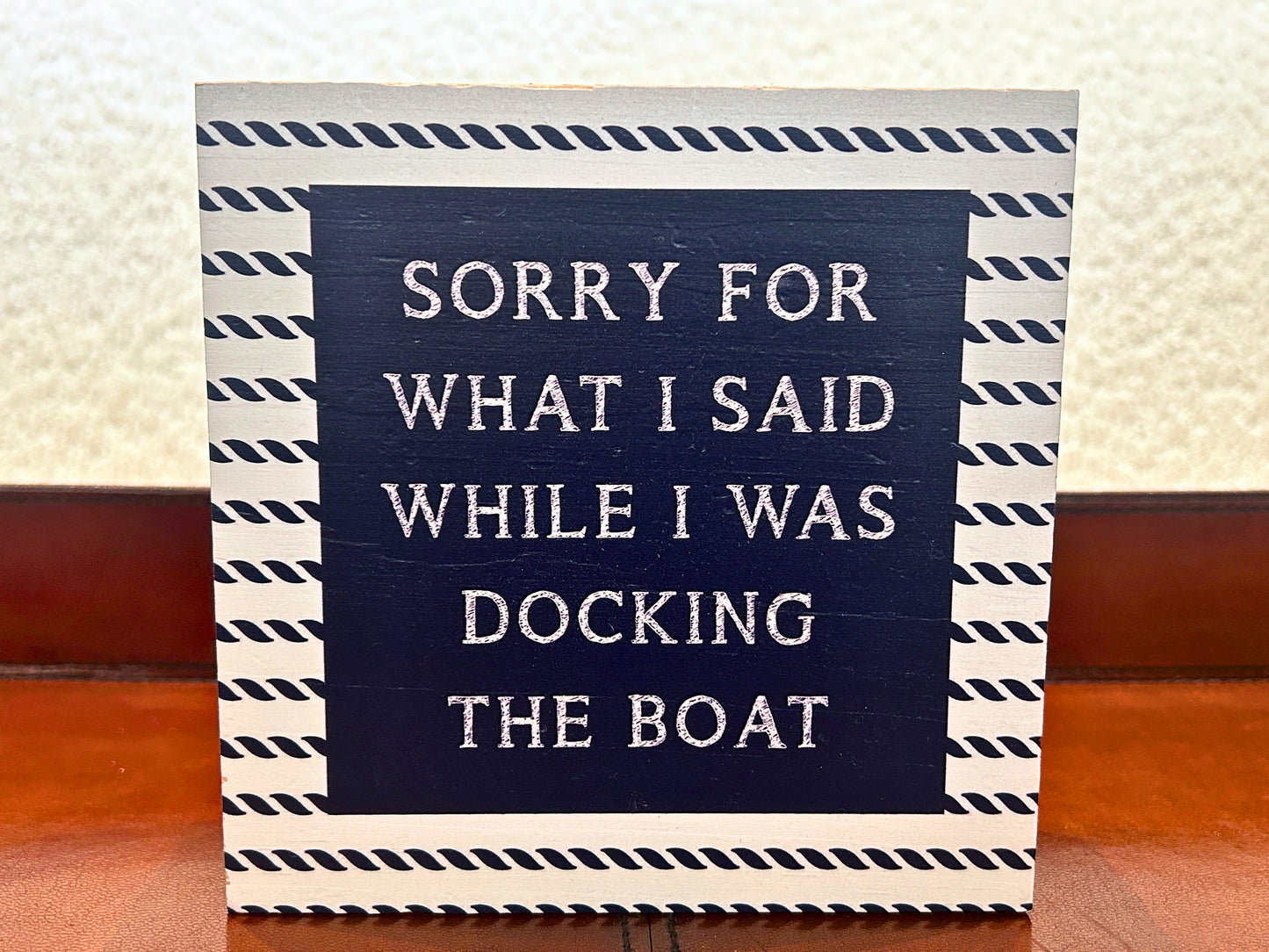 Sorry While Docking