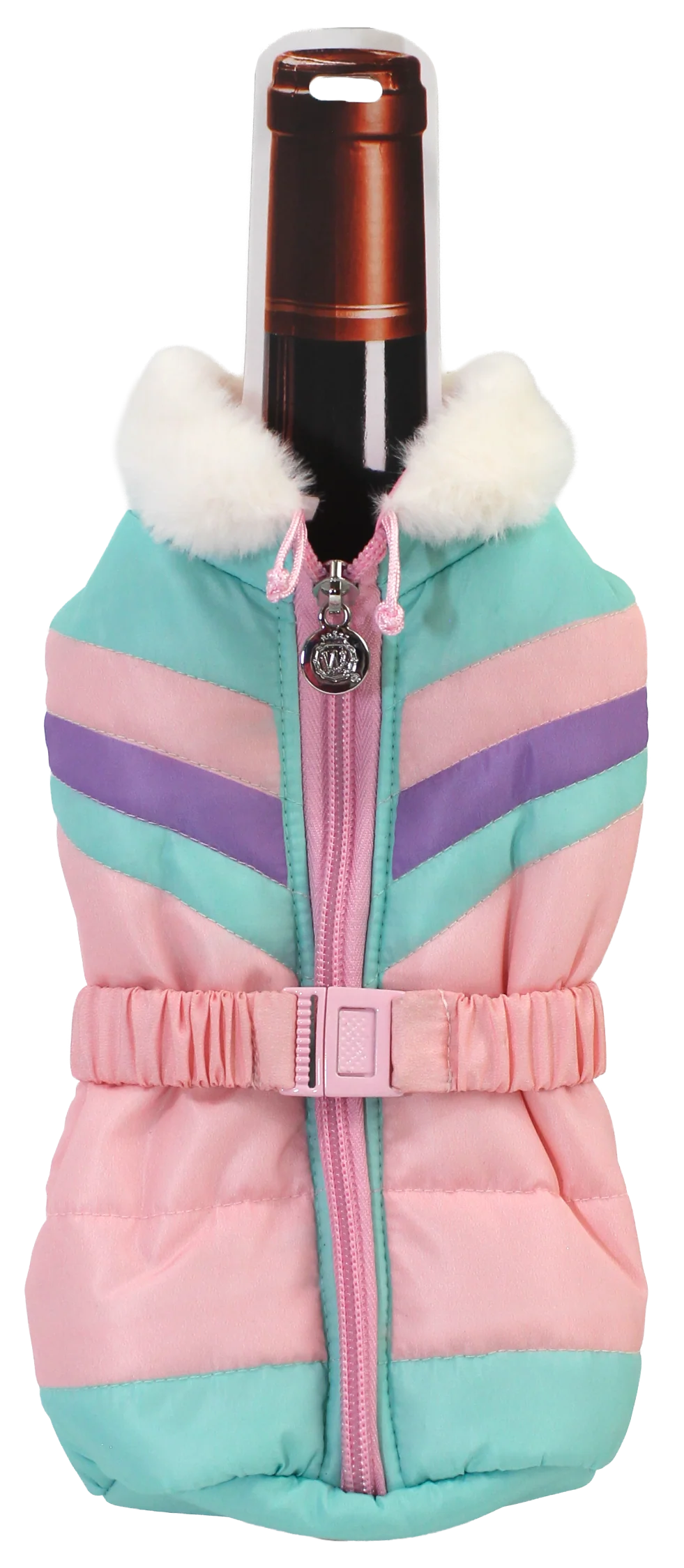 Pink Ski Wine Parka