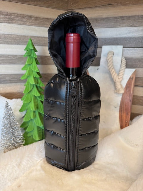 Puffer Coat Wine Bottle Holder