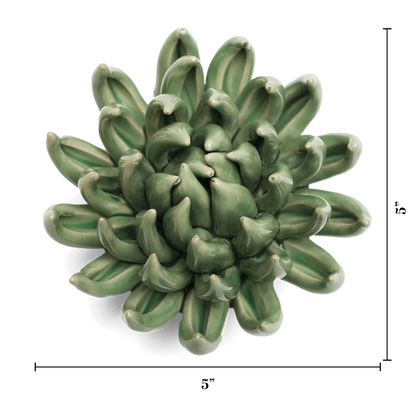 Jade Green Succulent Wall Flower