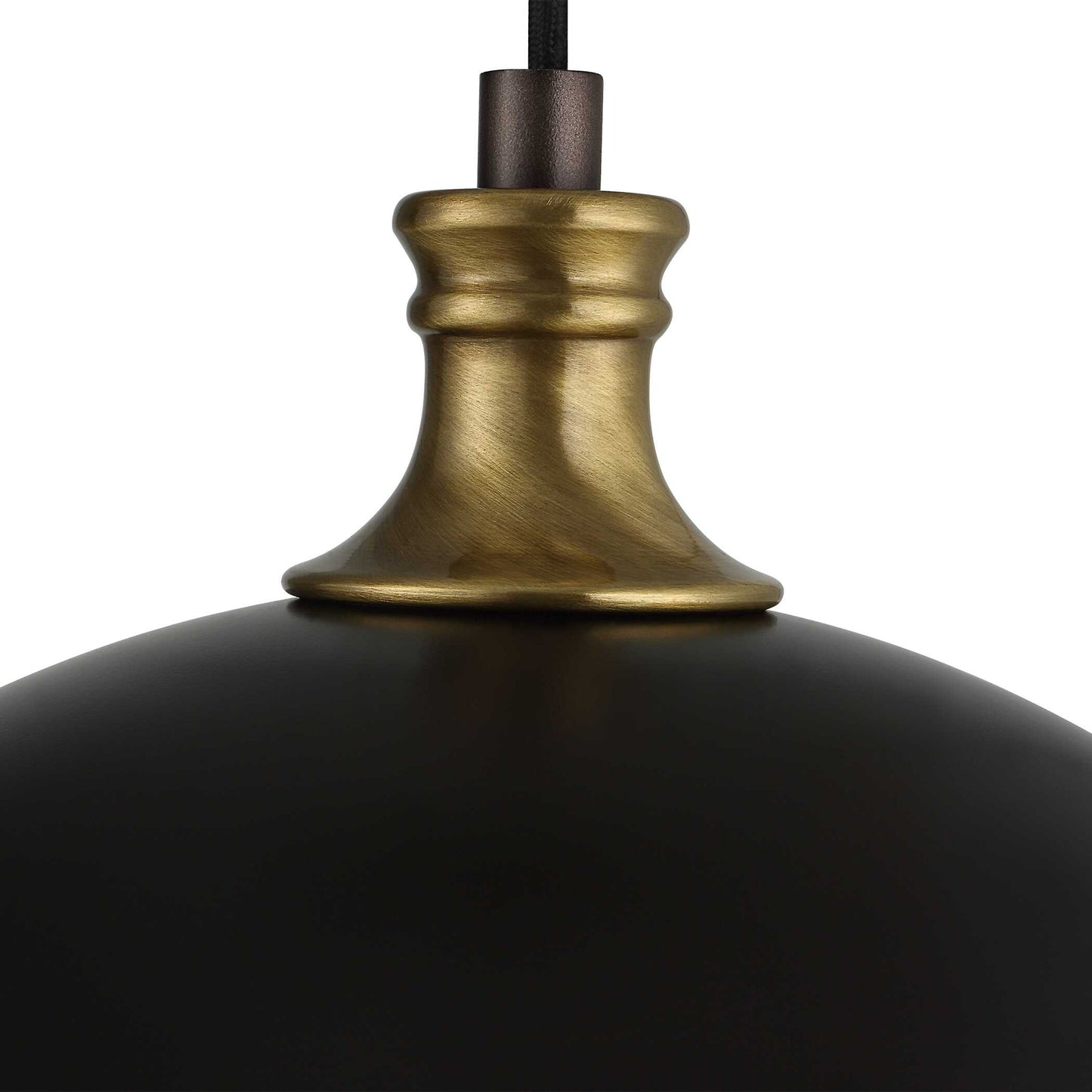Placuna 1 Light Bronze Pendant