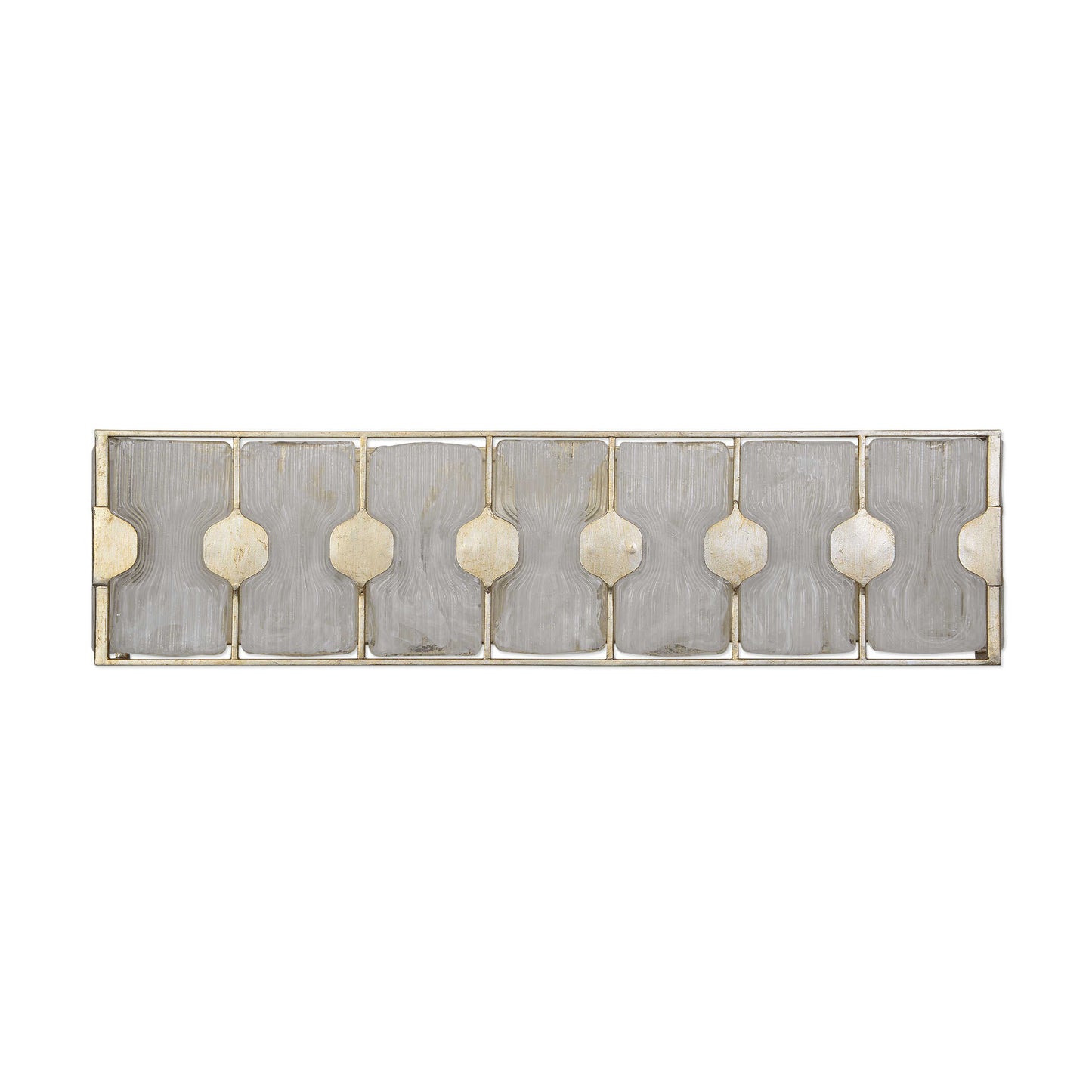 Rene 4 Light Swirl Glass Vanity