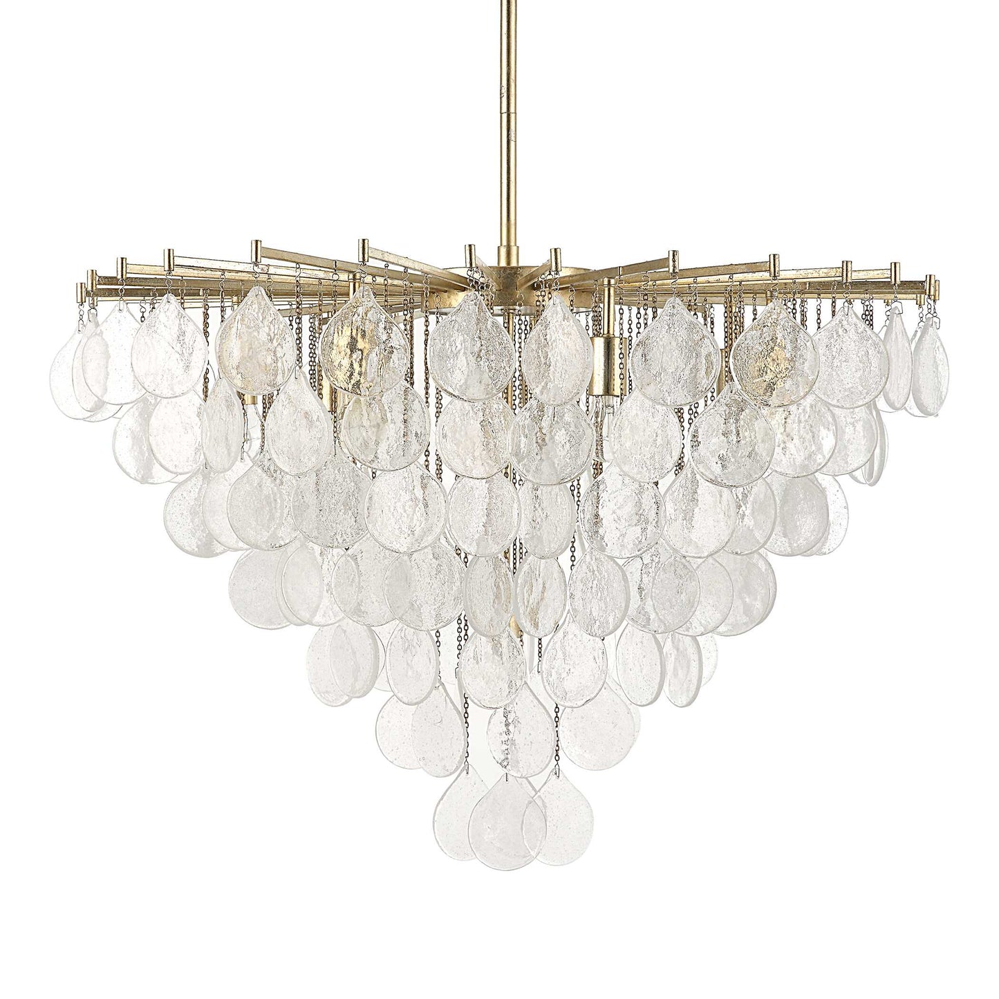 Goccia 8 Light Tear Drop Glass Pendant