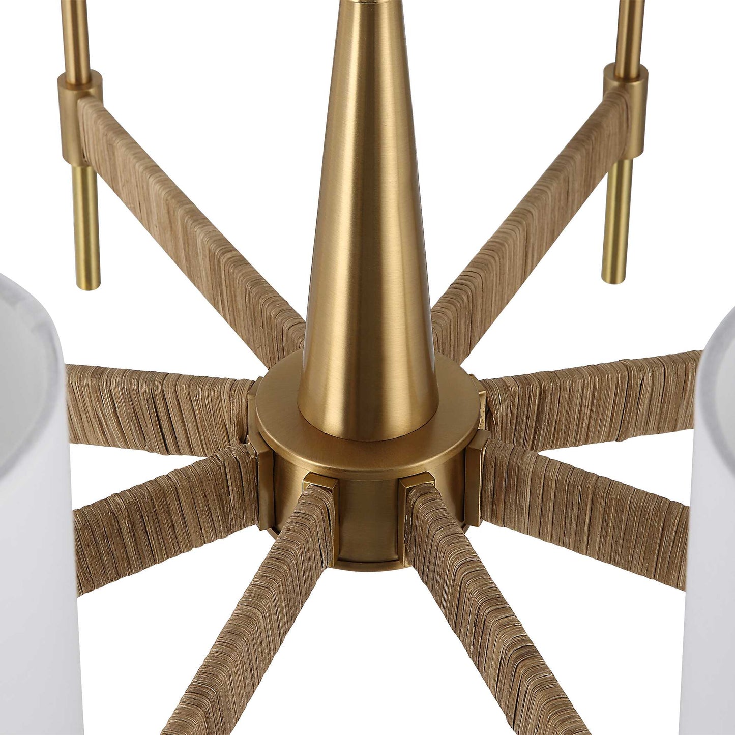 Lautoka Rattan 8 Light Chandelier