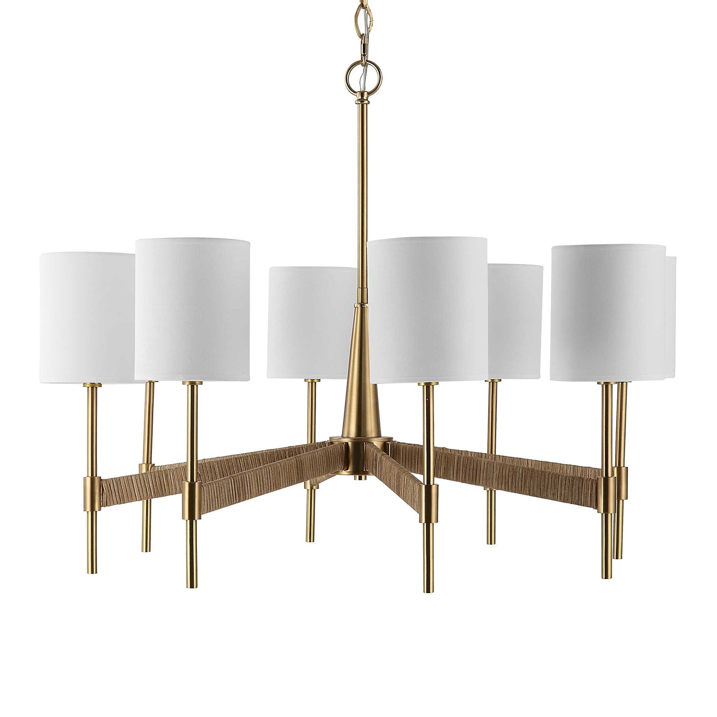 Lautoka Rattan 8 Light Chandelier