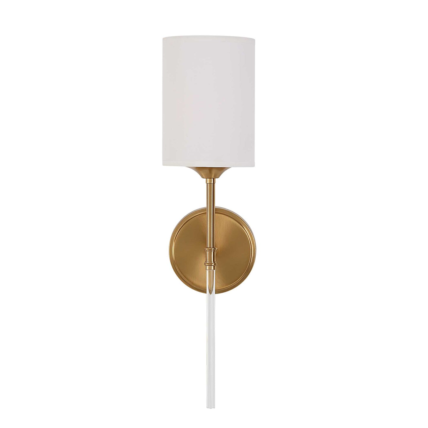 Awyr 1 Light Brass Sconce