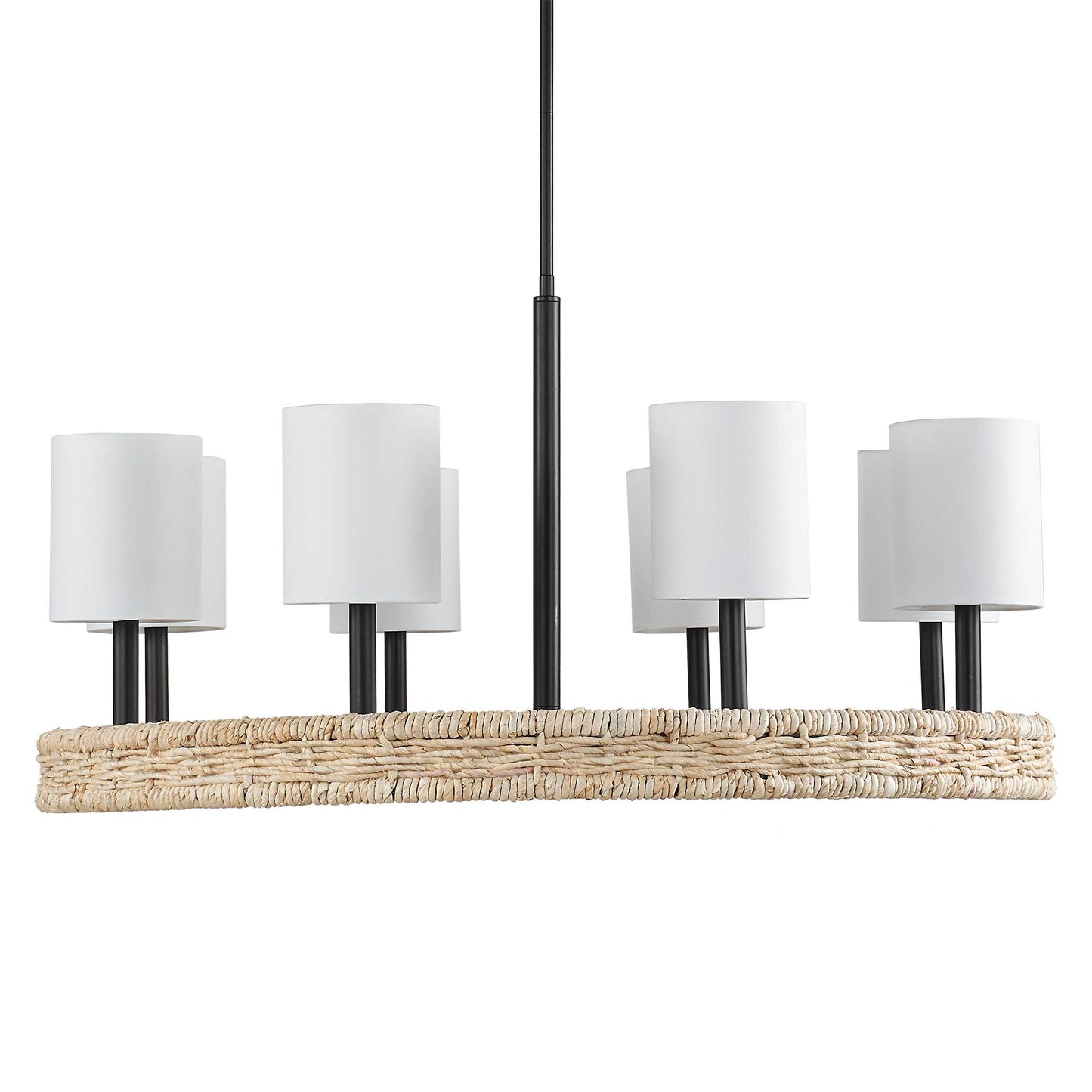 Faiyam 8 Light Rattan Chandelier