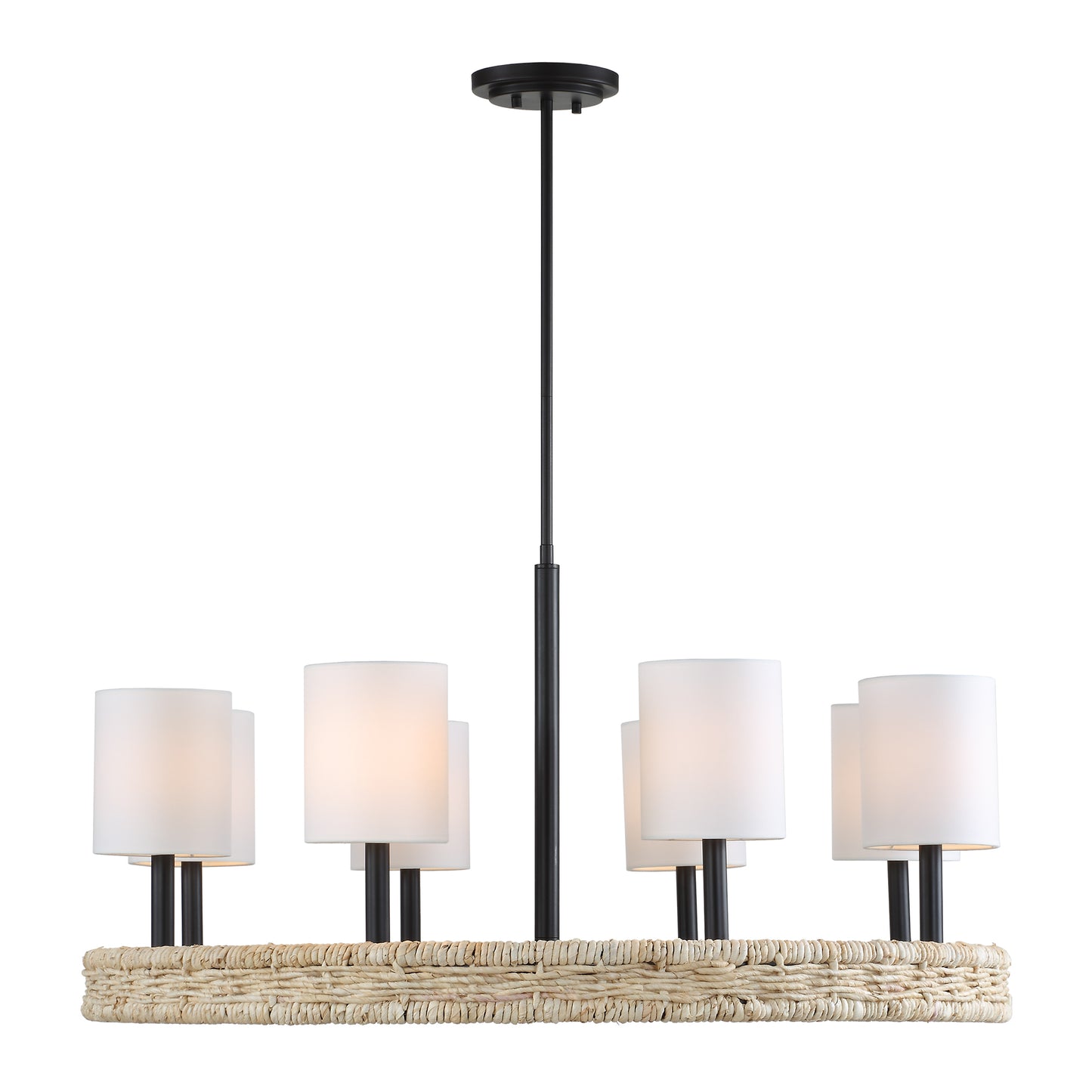 Faiyam 8 Light Rattan Chandelier