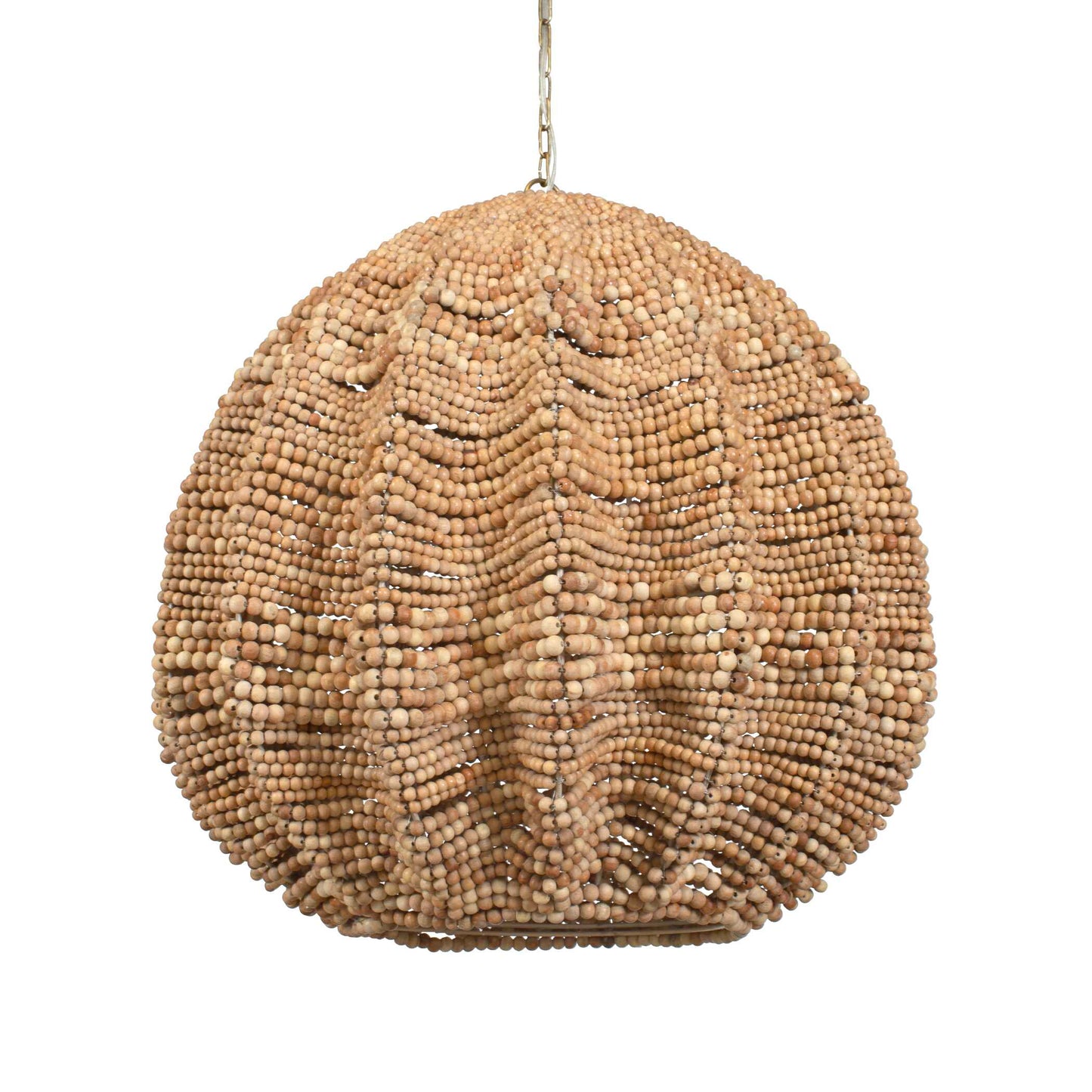 Kauri 5 Light Wooden Bead Pendant
