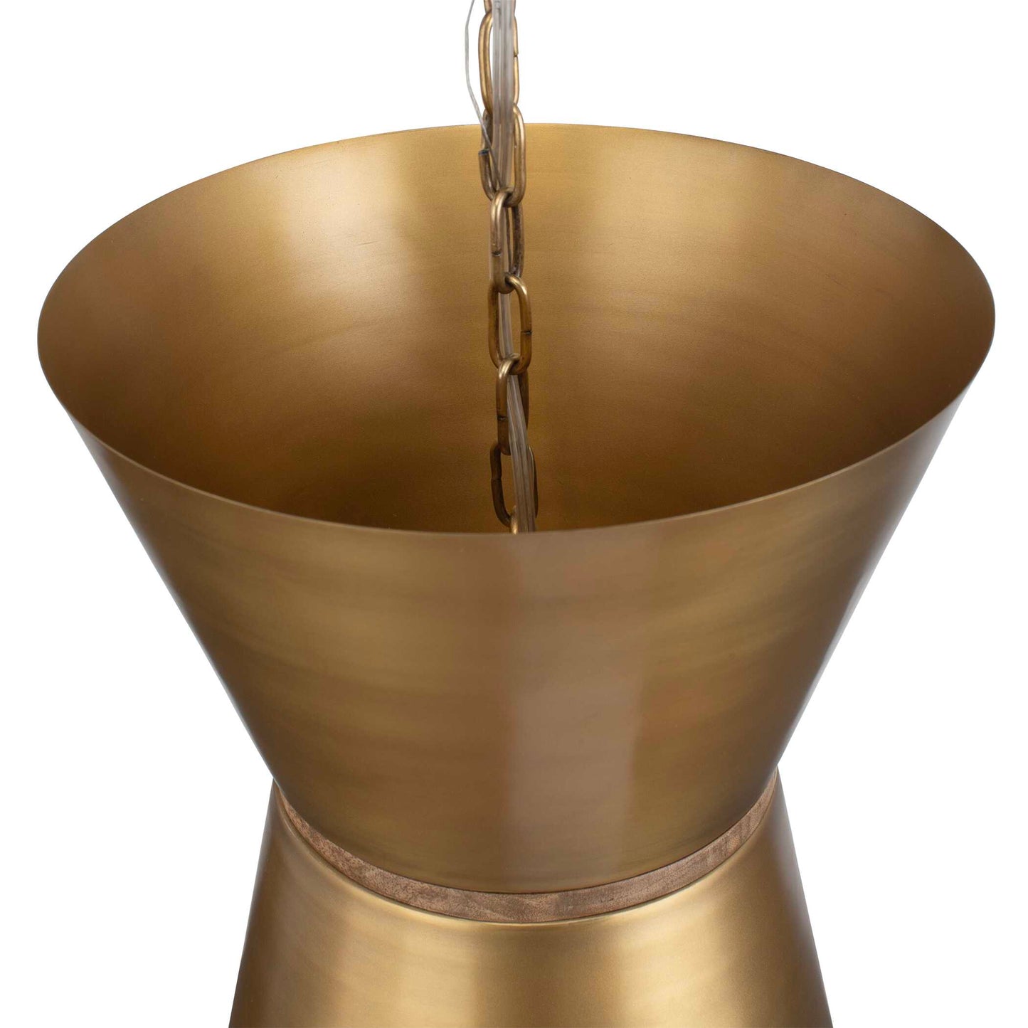 Crocker Brass 1 Light Mini Pendant