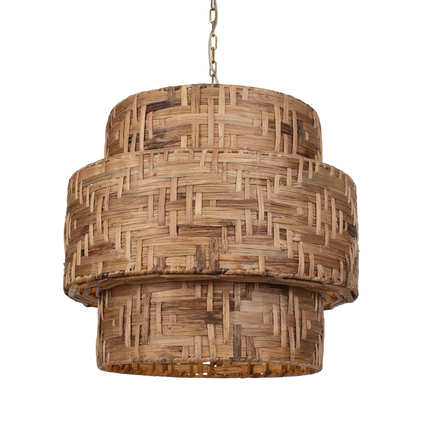 Water Hyacinth 4 Light Woven Pendant