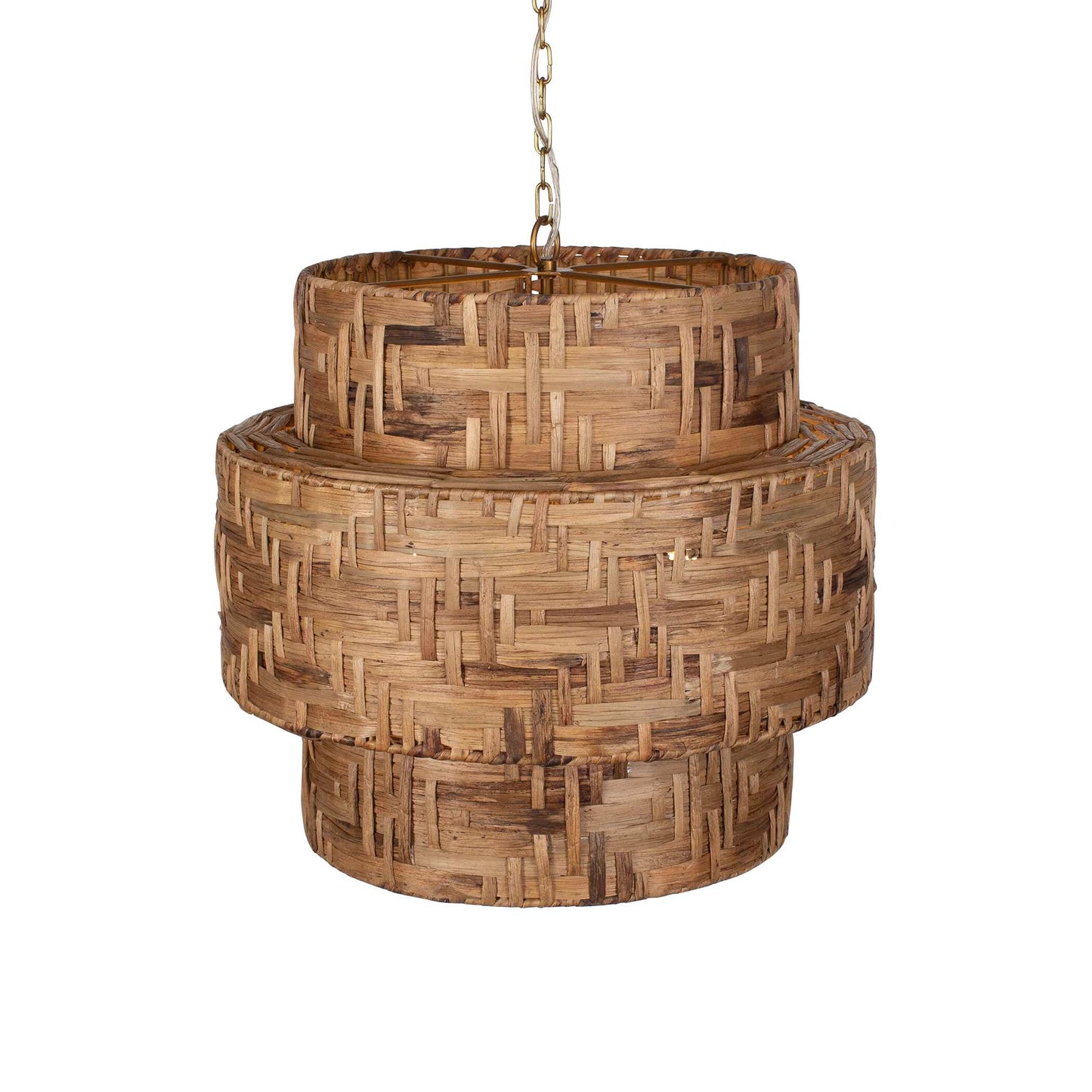 Water Hyacinth 4 Light Woven Pendant