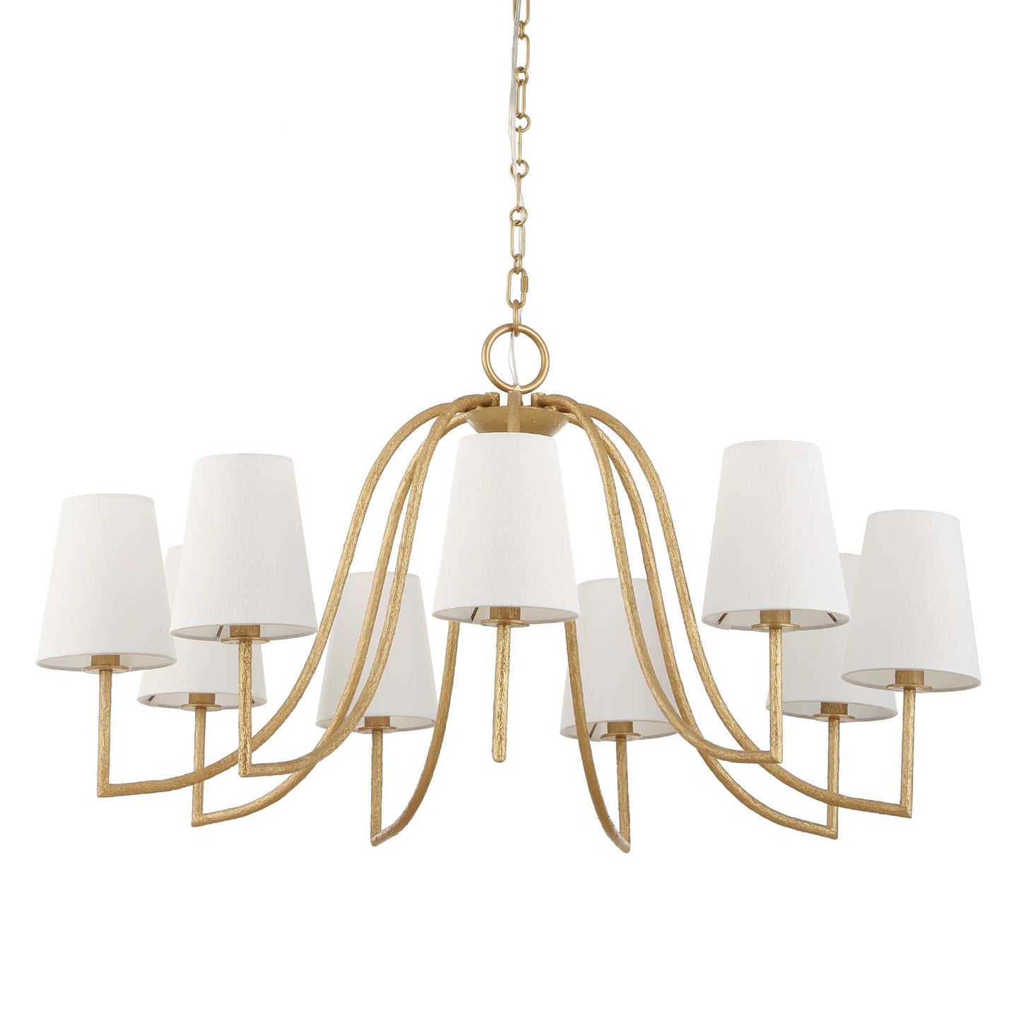 Seville 9 Light Gold Chandelier