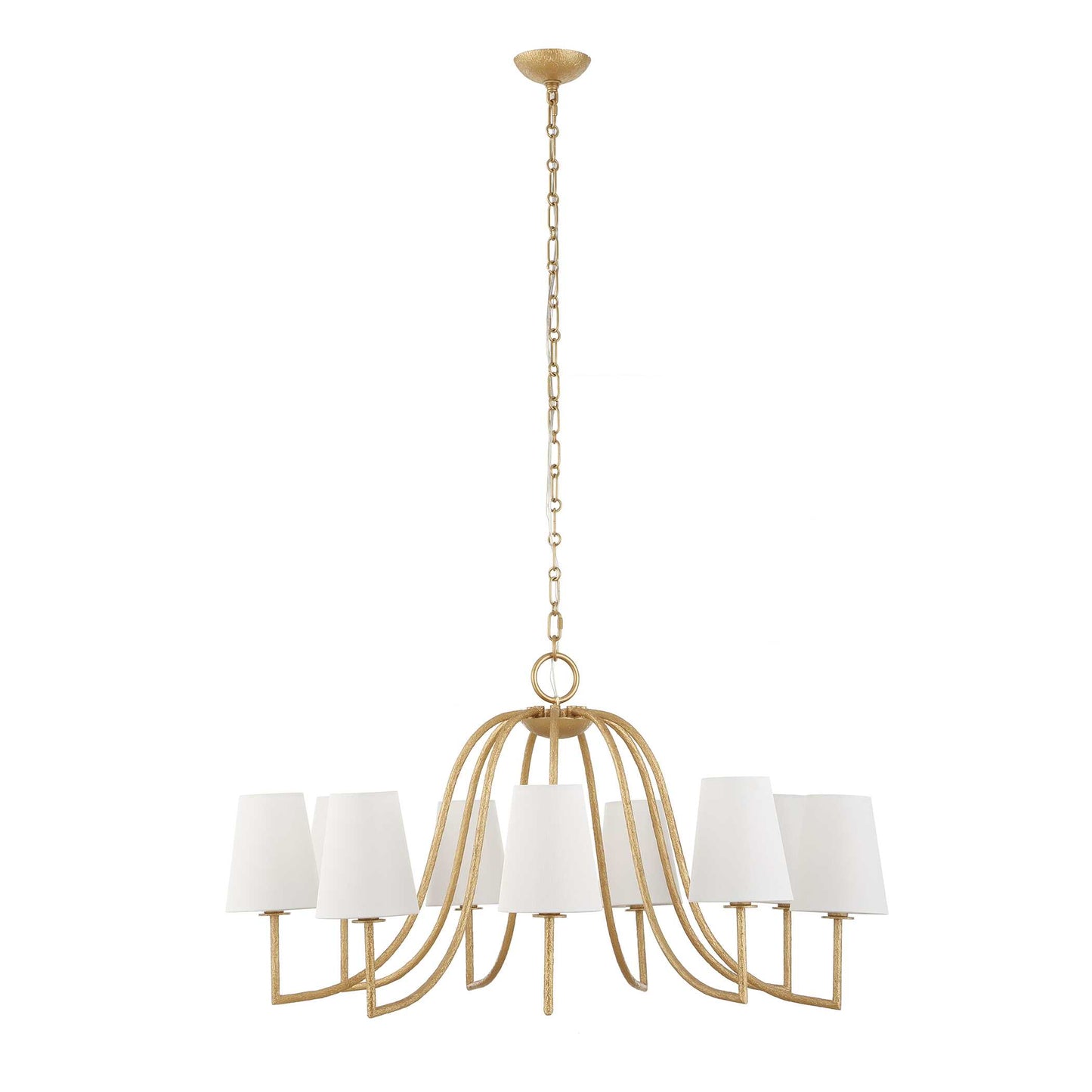 Seville 9 Light Gold Chandelier