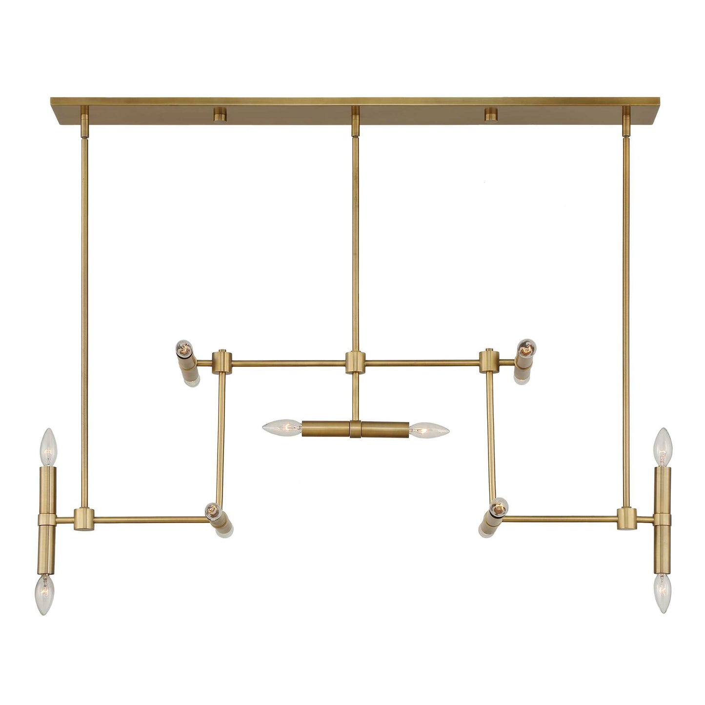 Cadre 14 Light Modern Linear Pendant