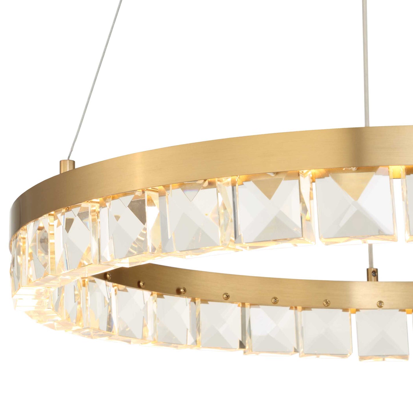 Segovia Round Crystal LED Chandelier