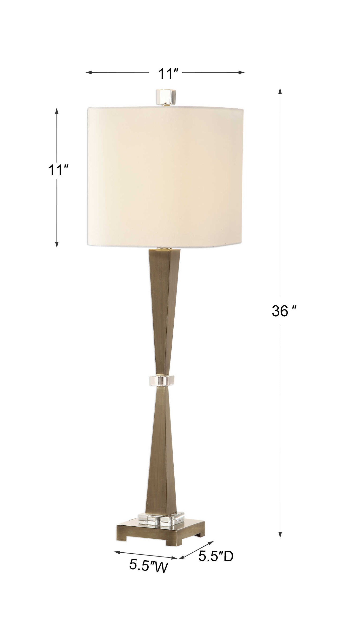 Niccolai Antiqued Nickel Lamp